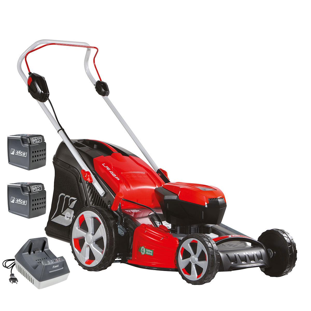 Tagliaerba a batteria LRi 48 P con 2 batterie Bi 5,0 EF e caricabatterie FAST CRG_1 | Efco
