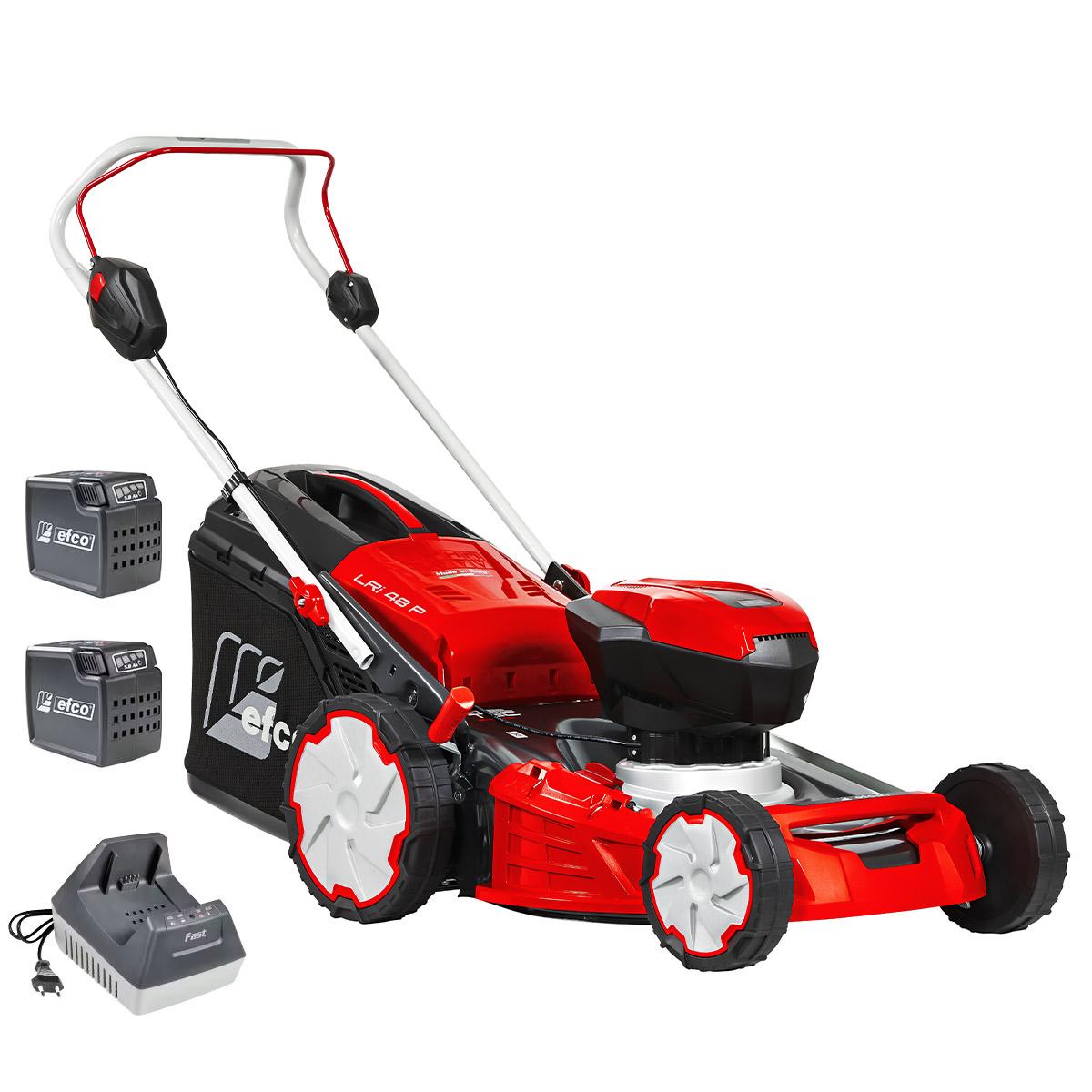 Tagliaerba a batteria LRi 48 P con 2 batterie Bi 5,0 EF e caricabatterie FAST CRG_1 | Efco