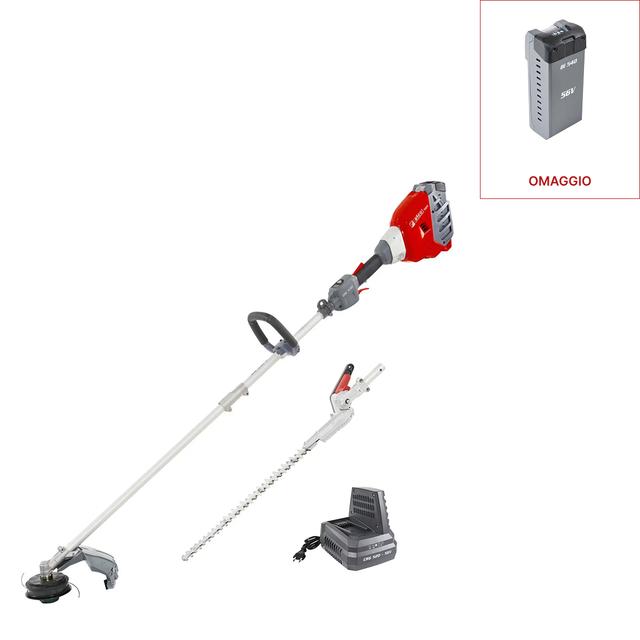 Decespugliatori a batteria DSi 530 D con batteria Bi 540, caricabatterie CRG 520, decespugliatore e tagliasiepi | Efco
