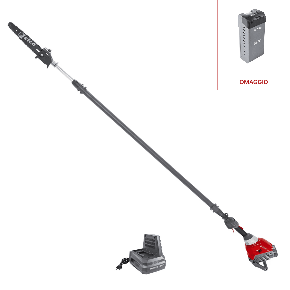 Potatori a Batteria Gamma 56V PTXi 530 con batteria Bi 540 e caricabatterie CRG 520_1 | Efco