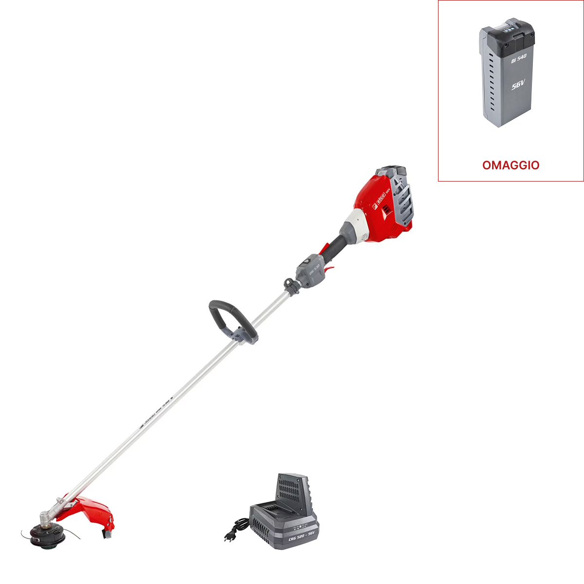 Efco DSi 530 S con batteria Bi 540 e caricabatterie CRG 520