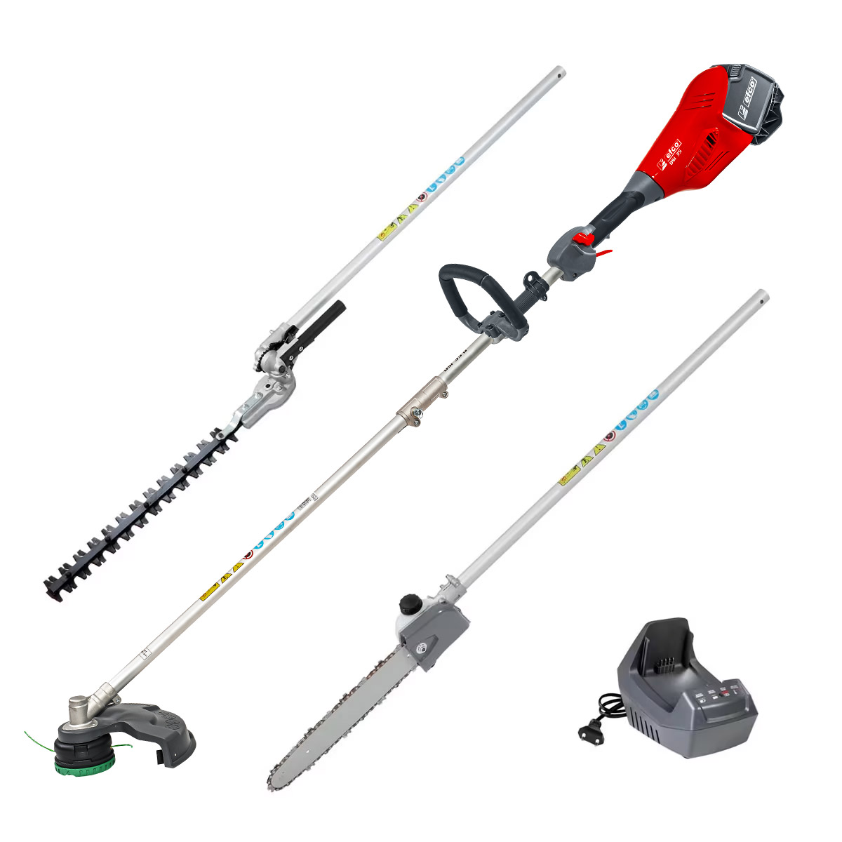 DSi 35 D - Kit con 3 applicazioni, batteria Bi 5,0 EF e caricabatteria CRG | Efco