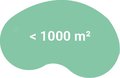 < 1000 m² < 1000 m²