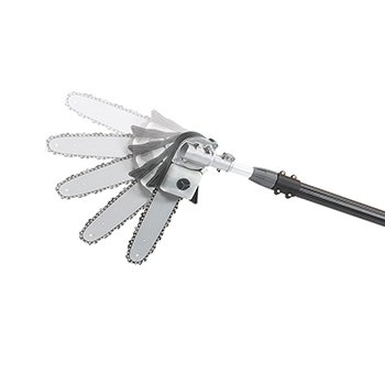 Potatore Telescopico Per Alberi 4,5 M - Con Lama Sega 350 Mm, Asta In Alluminio, Per Rami Alti Fino A 35 Mm Di Diametro